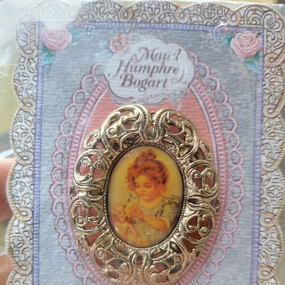 1992 Hamilton Anniversary Pin Maud Humphrey Bogart